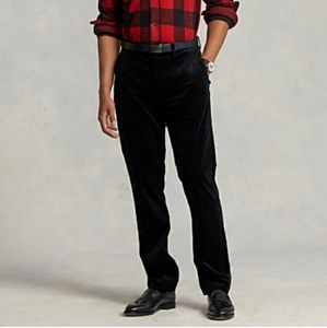 Polo Ralph Lauren Black Corduroy Pants Classic Fit Size 38X32